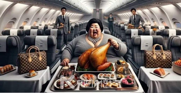 자유  대한민국의 국민의 풍자. 노벨문학상 감의 작품이다