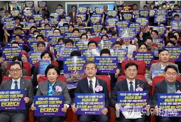 지난 3월 14일 국회의원회관 제2소회의실에서 국회의원 남인순, 이정문 공동 주최로 비급여 관리 및 실손보험 개혁 방안 토론회