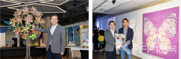 빛’ 으로 피어난 꽃…영등포구, 미디어아트 페스티벌 개최