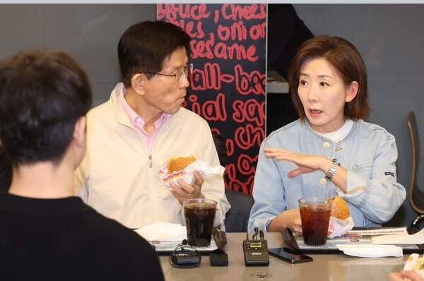    김문수 전 장과과 나경원 의원의 점심