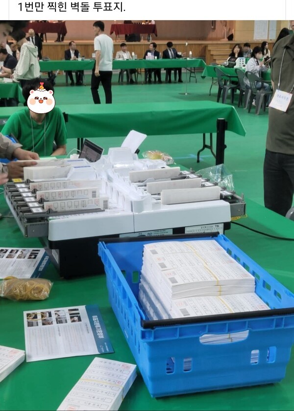 일부 전문가들은 이번 대선에서 약500만표 이상의 부정선거를 한것으로 추정하고 있다. 신권 다발 투표지가 전부 1번으로 찍혀있다