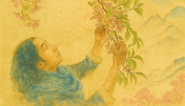 사진 설명 : 간밤에 꾼 내 꿈 이야기를 챗지피티가 듣고 그린 꿈속에서 만난 아름다운 미인도(美人圖)다.