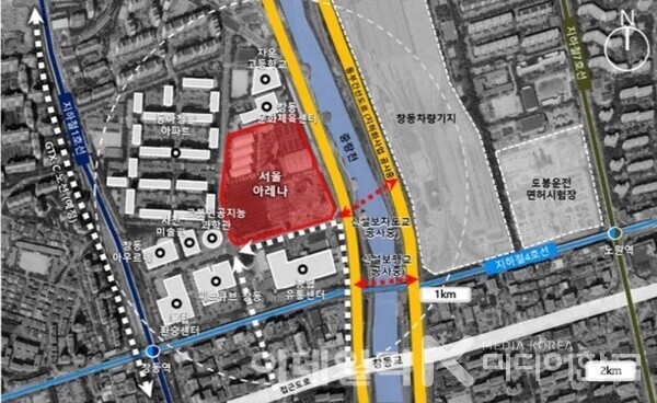 서울아레나 위치도