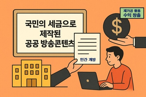       공공 콘텐츠 개방 재활용 이미지 = Chat GPT 제작