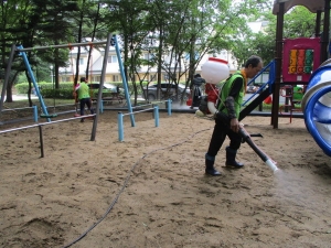 관악구 모래놀이터 위생, 오존수로 해결해