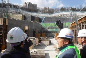 용인시, 해빙기 앞두고 대형건설공사장 집중 안전점검 실시